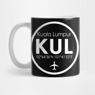 KUL, Kuala Lumpur International Airport Mug